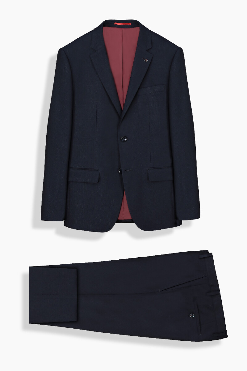 Zeus Resta Slim Fit Lacivert Takım Elbise