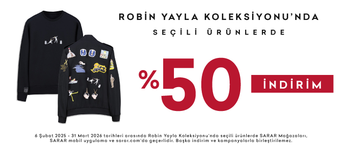 Robin Yayla Koleksiyonunda %50 İndirim