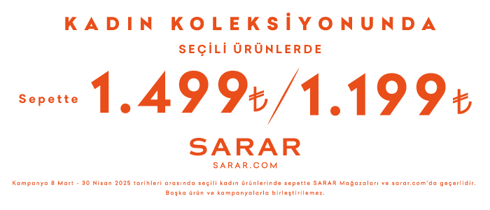 Seçili Kadın Ürünlerinde Tek Fiyat 1.499,99 TL -1.199,99 TL