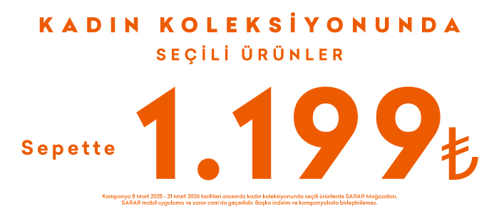 Seçili Kadın Ürünlerinde Tek Fiyat 1.199,99 TL