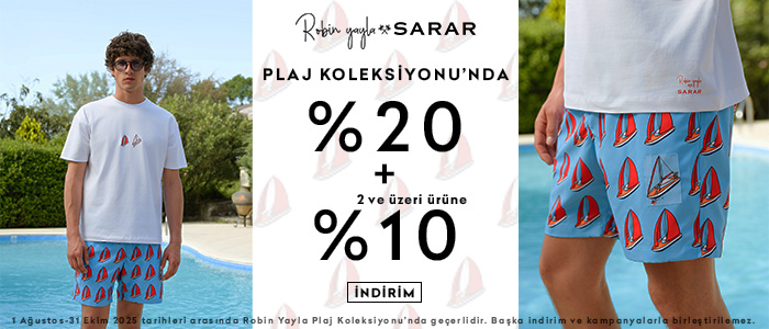 Yeni Sezon Robin Yayla Ürünlerinde 2. Ürüne %20 + %10 İndirim