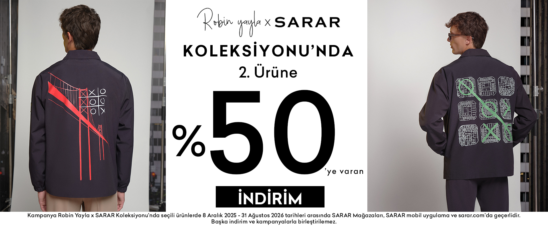 Robin Yayla Koleksiyonunda Seçili Ürünlerde Sepette 2. Üründe %50 İndirim