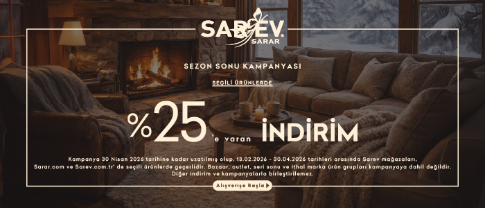  Sarev Seçili Ürünlerde %25 Sezon Sonu Kampanyası 