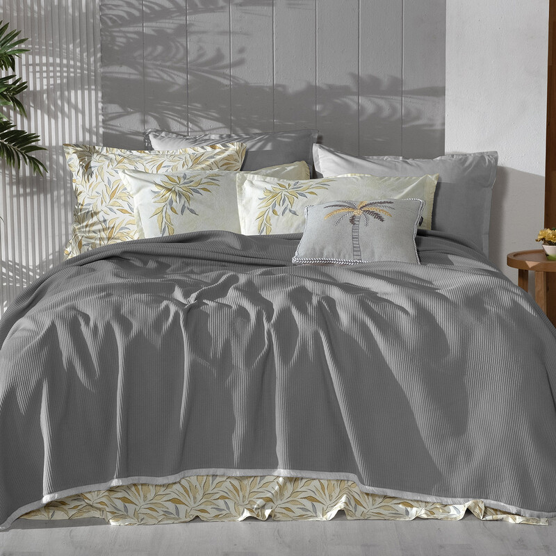 Adrian Pike Takımı Tek Kişilik Gri Sarı - SAREV