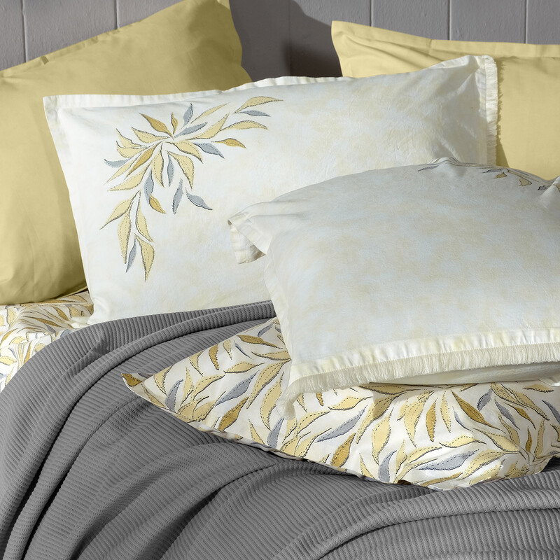 Adrian Pike Takımı Çift Kişilik Gri Sarı - SAREV