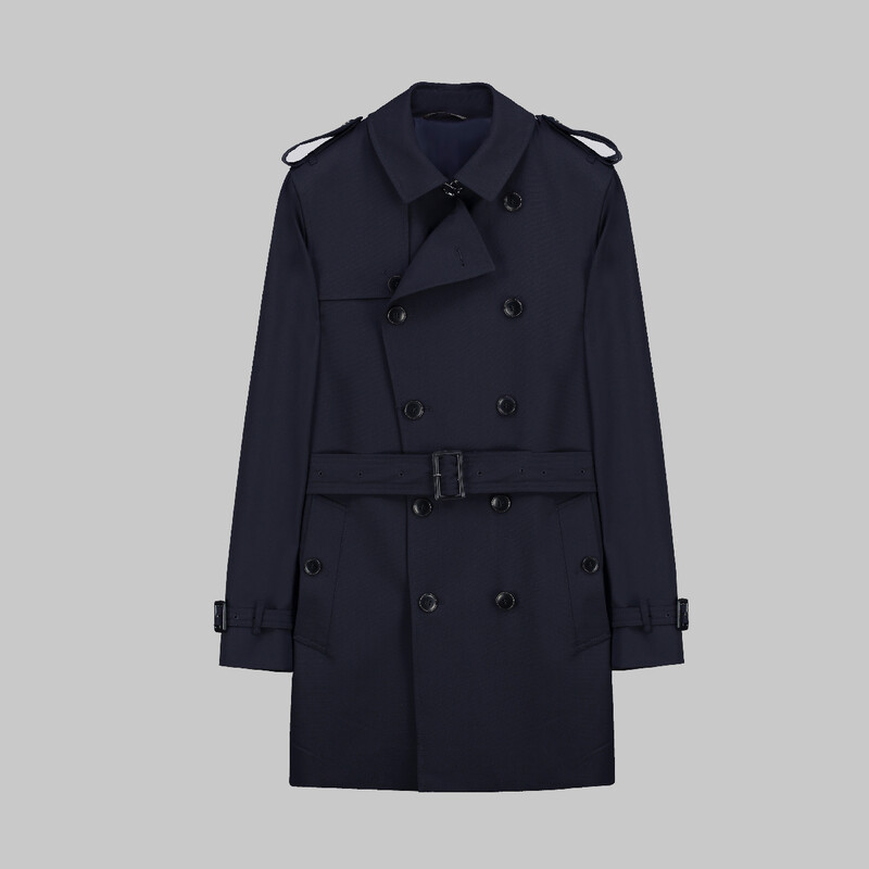 Amsterdam Lacivert Trençkot - SARAR