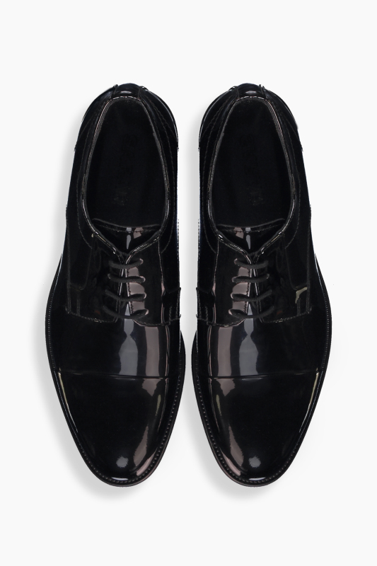 Bağcıklı Klasik Siyah Ayakkabı - SARAR