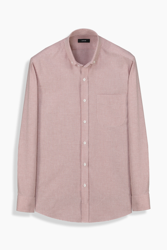 Eleta Uzun Kol Bordo Gömlek - SARAR