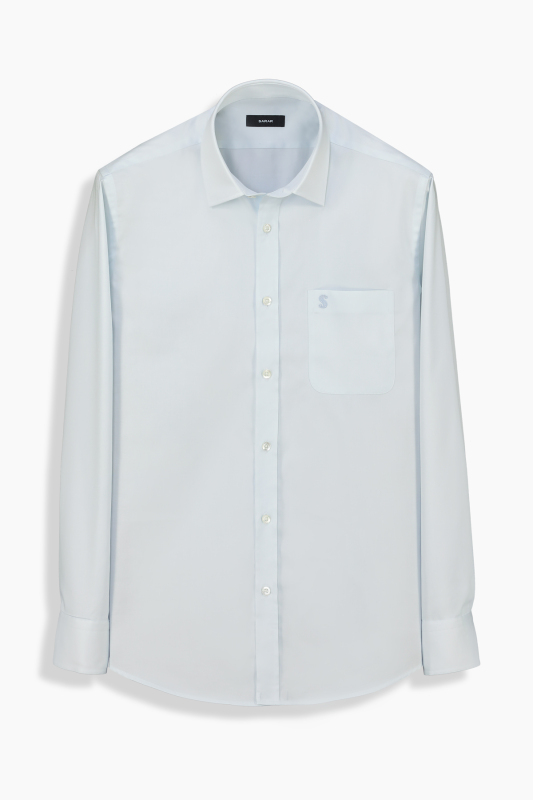 Elvio Co Pamuklu Açık Mavi Gömlek - SARAR