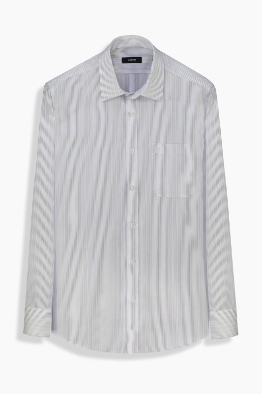 Elvio Pamuklu Mor Gömlek - SARAR