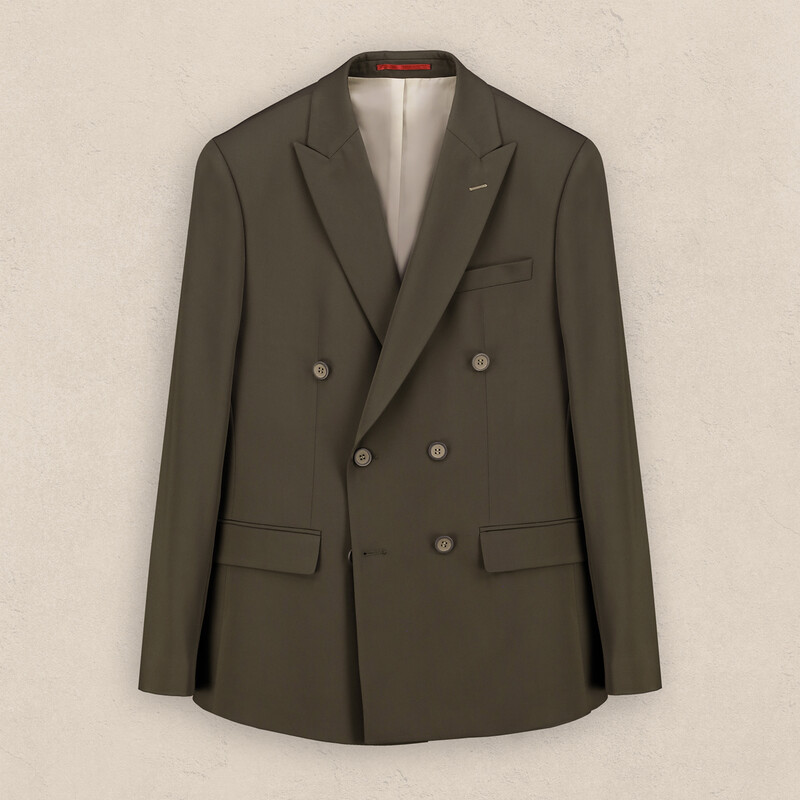 Golden Ekstra Slim Kruvaze Koyu Yeşil Ceket - INTERVIEW