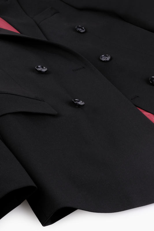 Golden Resta Slim Fit Siyah Takım Elbise - INTERVIEW