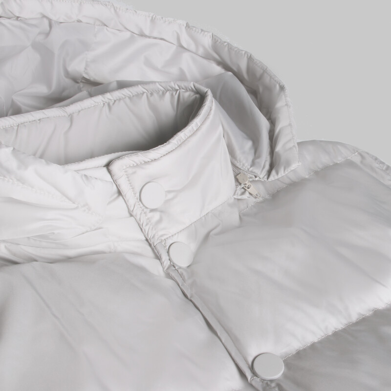 Çıkma Kapüşonlu Dolum Taş Rengi Yelek - INTERVIEW