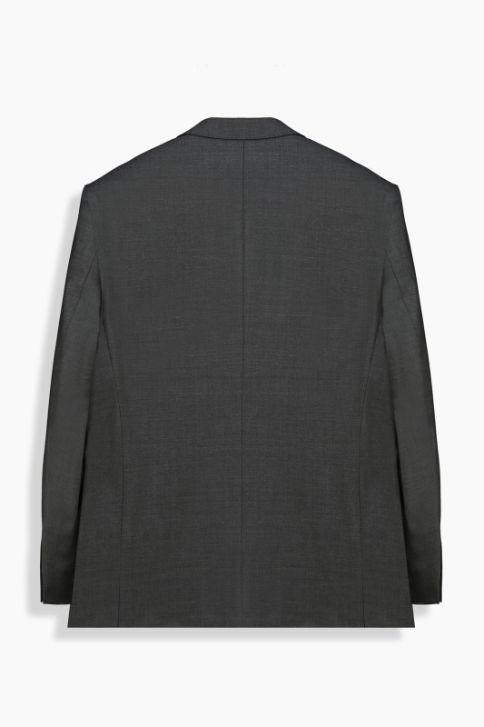 Jam Saxon Regular Fit Büyük Beden Koyu Gri Takım Elbise - SARAR