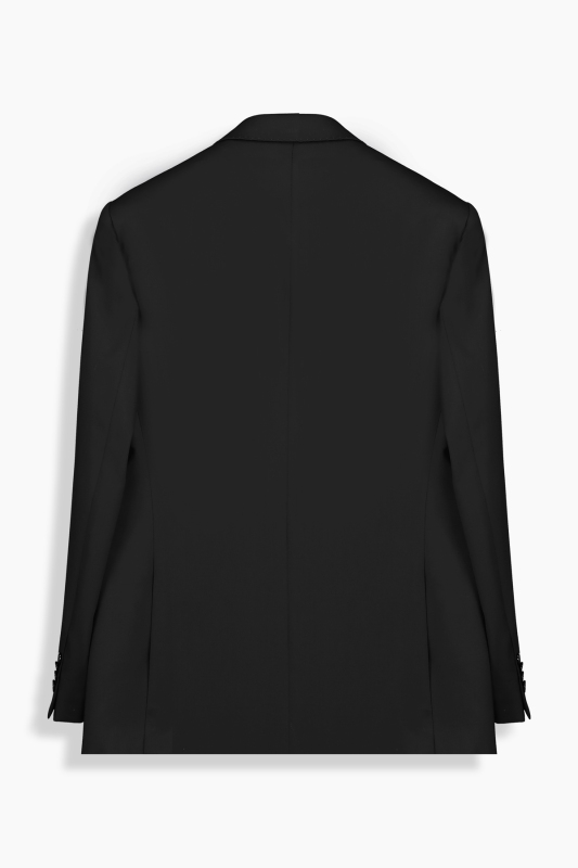 Jam Saxon Regular Fit Siyah Yün Takım Elbise - SARAR PREMIUM