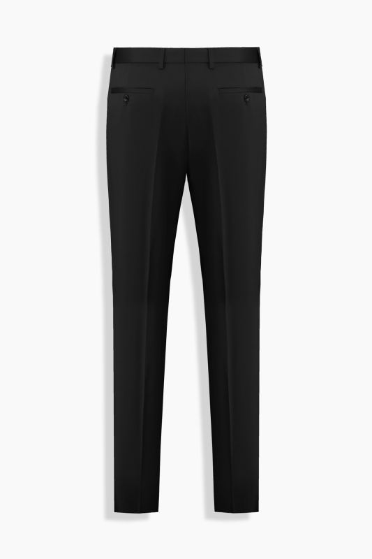 Jam Saxon Regular Fit Siyah Yün Takım Elbise - SARAR PREMIUM