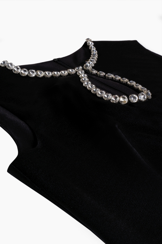 Kadın Siyah Elbise - SARAR WOMAN