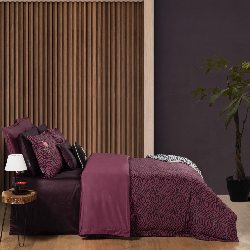 Luinda Pamuk Saten Nevresim Takımı King Size - SAREV