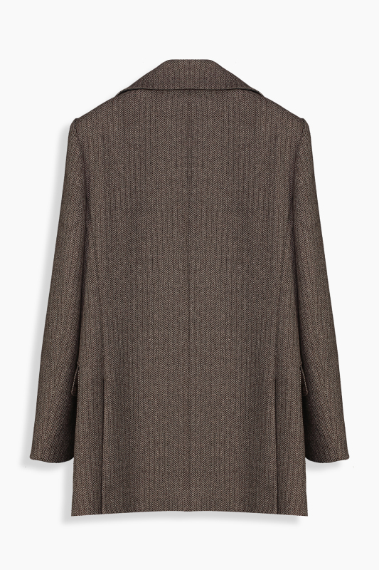 Rione Koyu Kahverengi Ceket - SARAR WOMAN