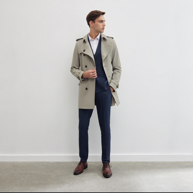 Roterdam Açık Bej Trençkot - INTERVIEW