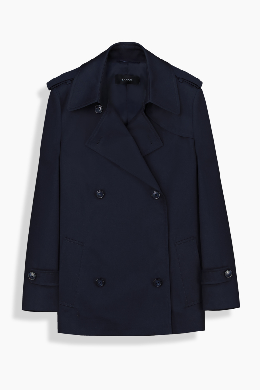 Venida Lacivert Trençkot - SARAR WOMAN